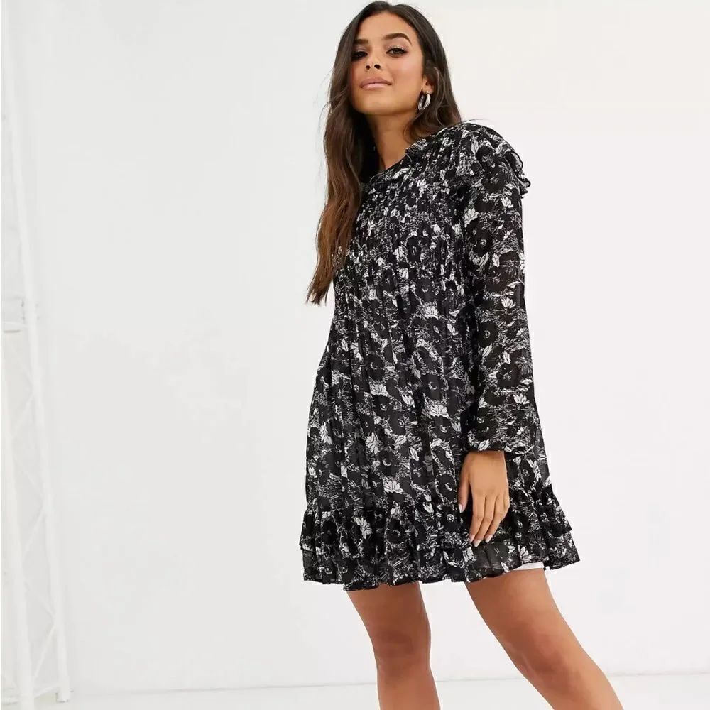 Free People These Dreams floral print dress XS